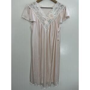 Vtg Coquette Regency Romantic Fairy Dress S Cottagecore Dainty Lounge Patio 90s